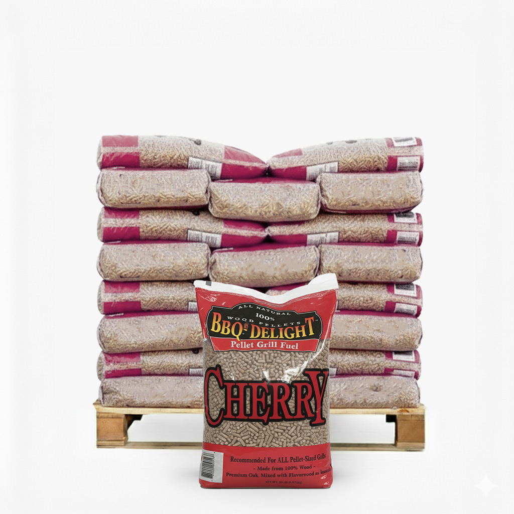 50 zakken cherry pellets bij grill discounter