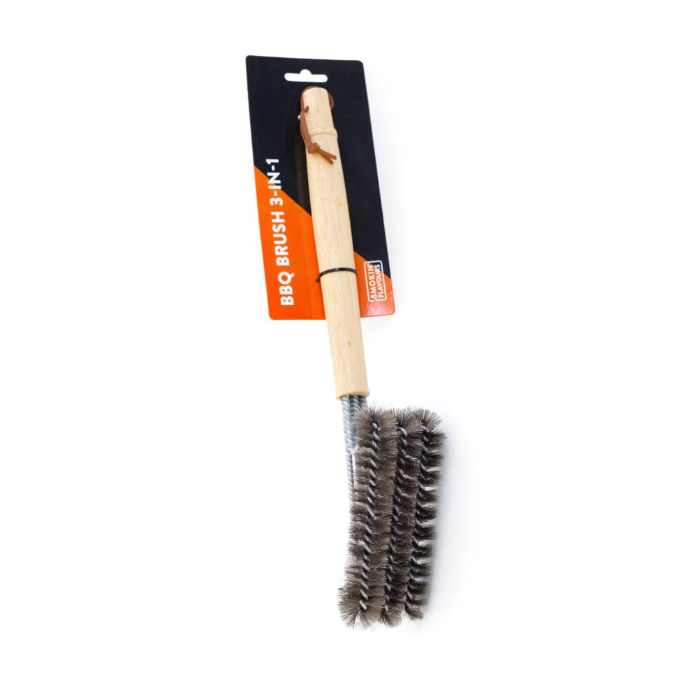 Smoking Flavours bbq borstel 3 in 1 pack alleen bij grill discounter