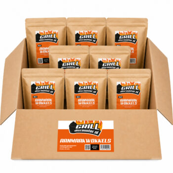 8pack aanmaakwokkels alleen bij grill discounter